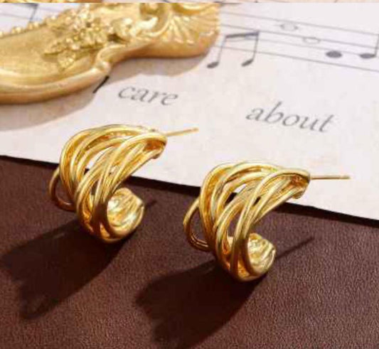 Twist Cascade Earrings